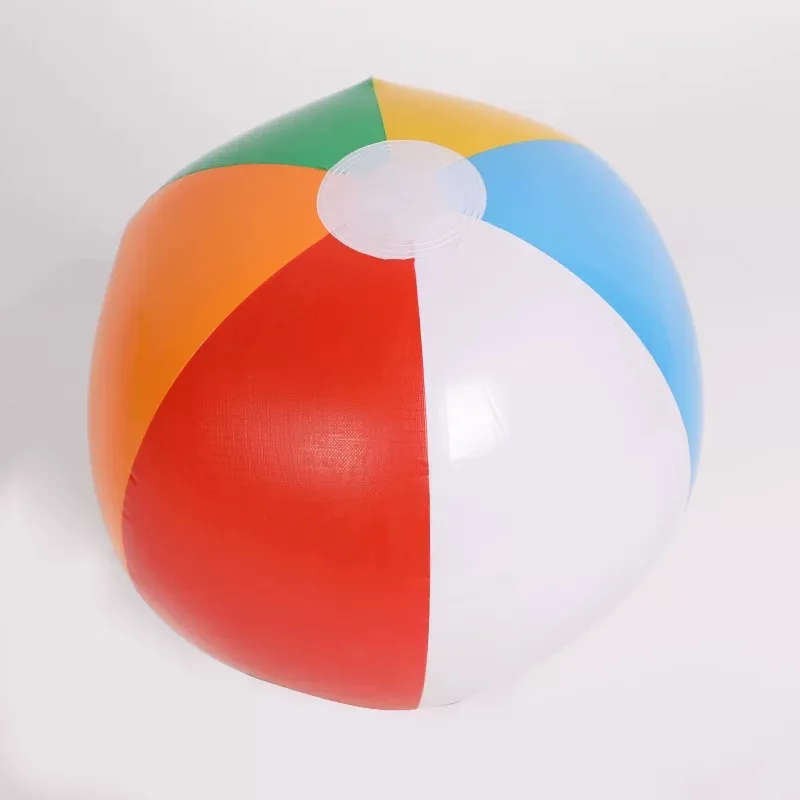 Rainbow Beach Balls  Inflatable Swimming Pool Toys for Summer Water Games Kids Birthday Party Supplies Combo Beach Balls