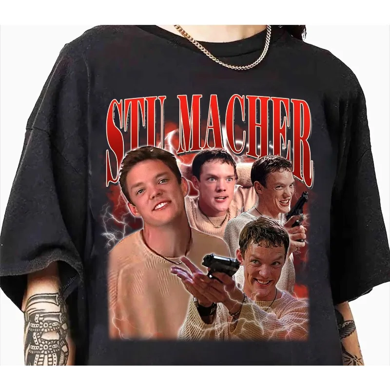 Shocking Scream, Horror Movie Pattern T-shirt, Summer New Style, Casual and Fashionable, Suitable for Both Men and Women