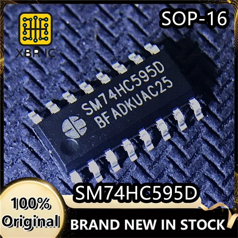 (30/100 pieces) SM74HC595D 74HC595D SOP-16 LED Display IC Chip Brand New Original Product In Stock Fast Shipping