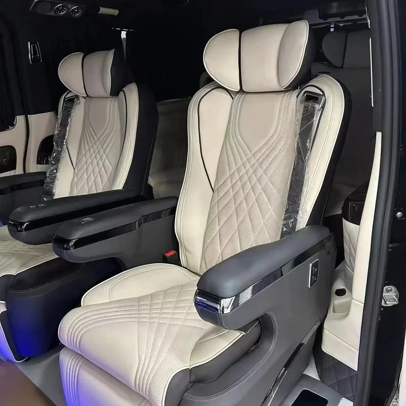 Hot Selling Custom Ergonomic Luxury Safety Car Seats, Multifunctional Adjustable Iron Frame Comfort Seats For Alphard Hiace
