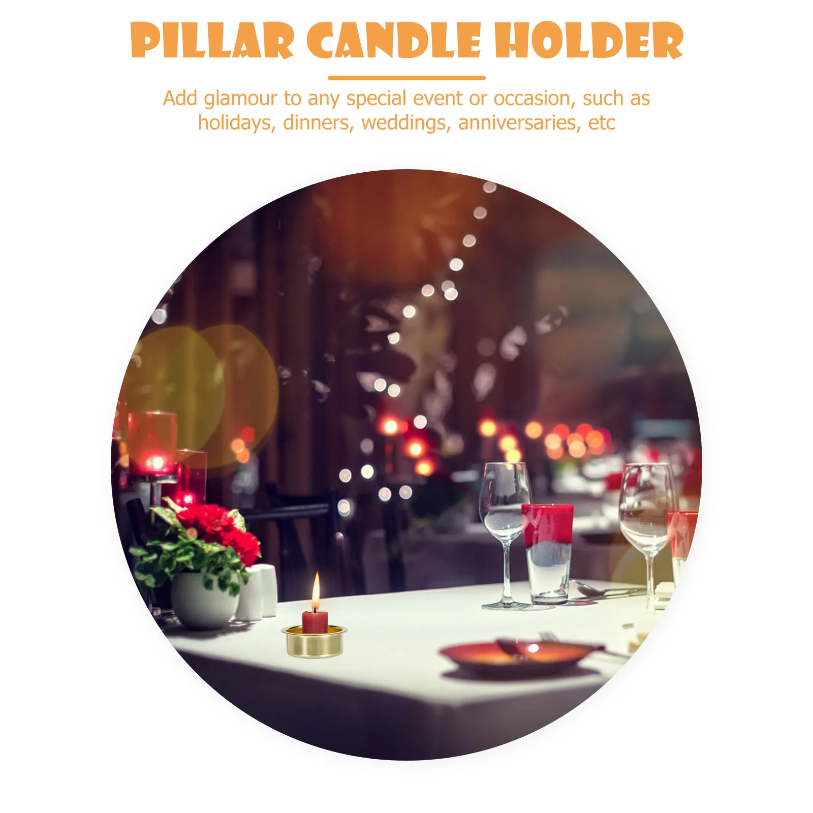 

5Pcs Iron Holders Vintage Black Pillar Stands for Home Decor Wedding Banquet Holiday Centerpiece Holder