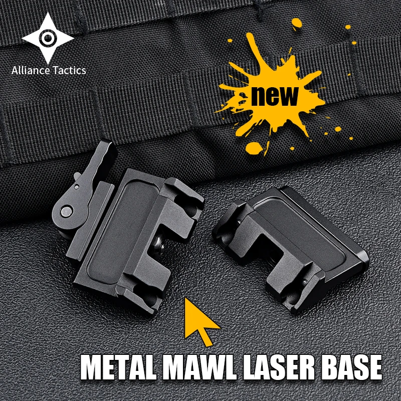 

WADSN Metal MAWL MAWL-C1 Laser Base UN Offset Mount Fit 20mm Picatinny Rail Fast QD Lever Base Airsoft Hunting Accessories