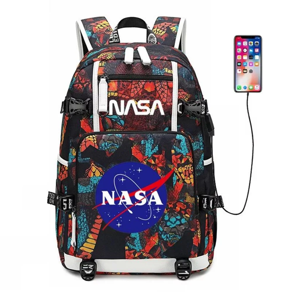 The Astronaut Spaceman Backpack Schoolbag Travel Notebook Laptop Bag for Kids Students