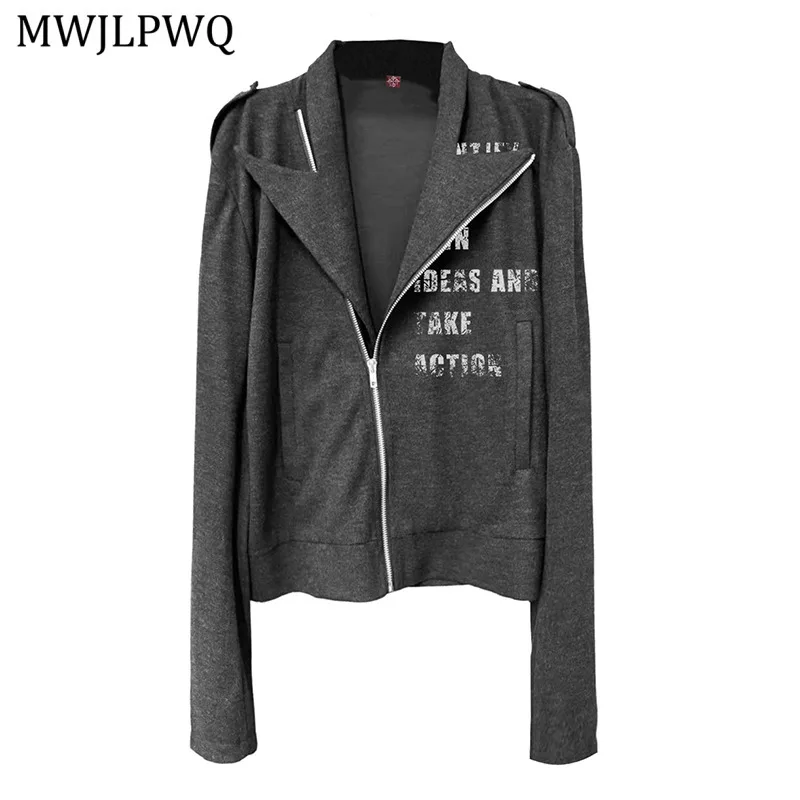 

MWJLPWQ Niche Dark Style Diagonal Zipper Design Short Jacket Men Stand Collar High-End Streetwear Letter Unisex Hiphop Top 11559