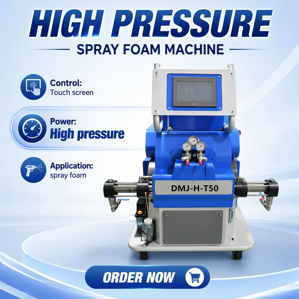 DMJ-T50 Hydraulic Drive Polyurethane Spray Foam Machine for Insulation  in Sale