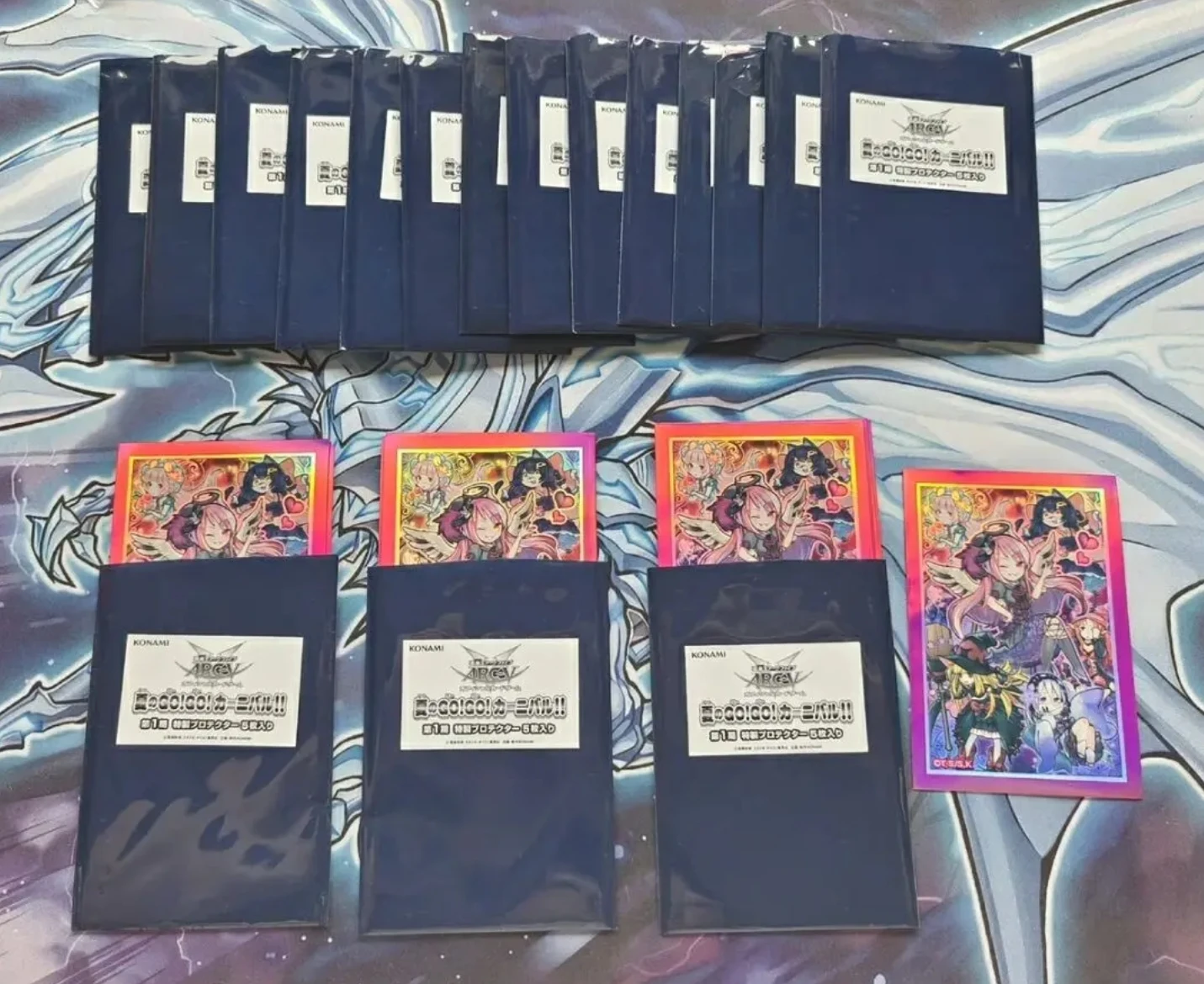 5 pezzi Yugioh KONAMI Duel Monsters Ghostrick Angel of Mischief Summer Official Collection Duelist Card Protector Sleeves