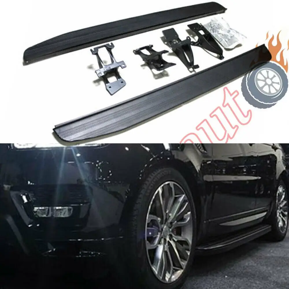 Black Side Step Fits for Land Rover Range Rover Sport 2014-2021 Running Board