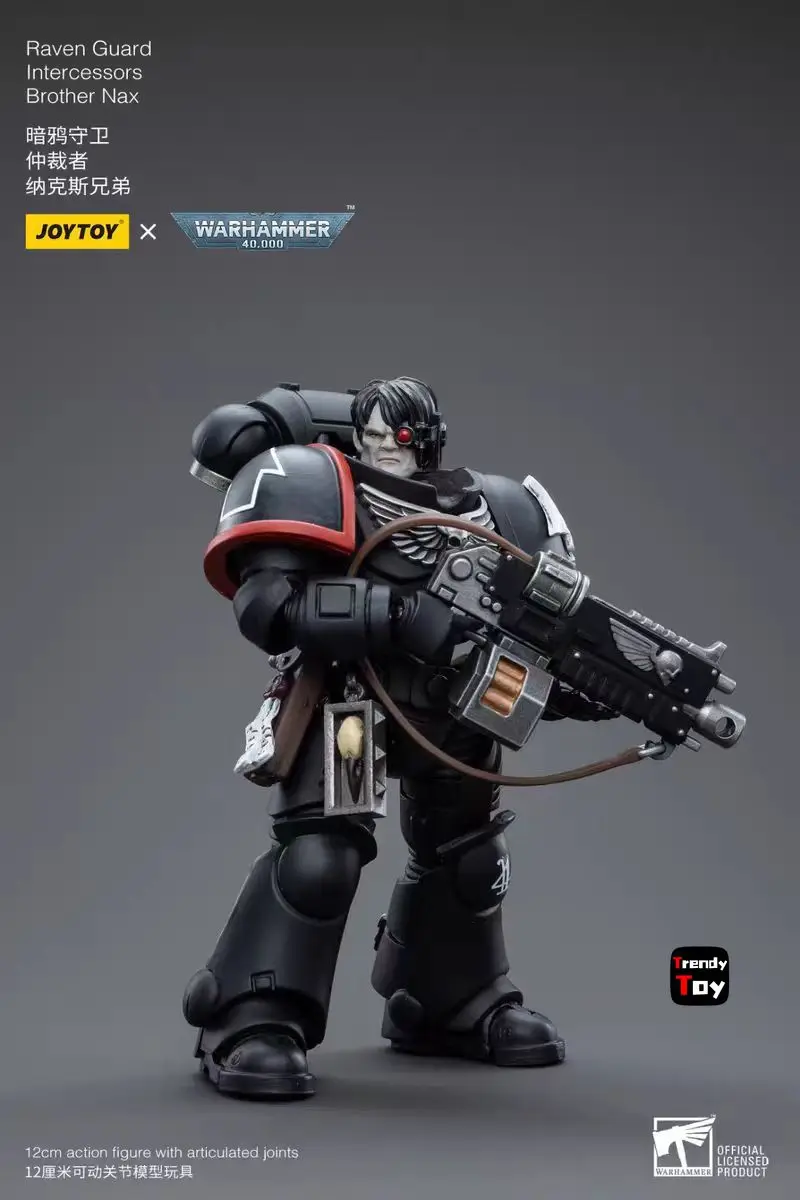 【JOYTOY】Warhammer 40K Raven Guard Intercessors Brother Nax 1/18 Action Figure Toy Collection