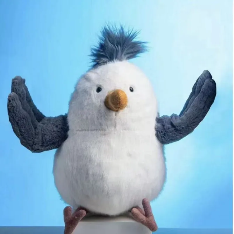 

latest fun seaside seagull doll simulation filled plush toy doll cartoon anime cute children's birthday gift doll