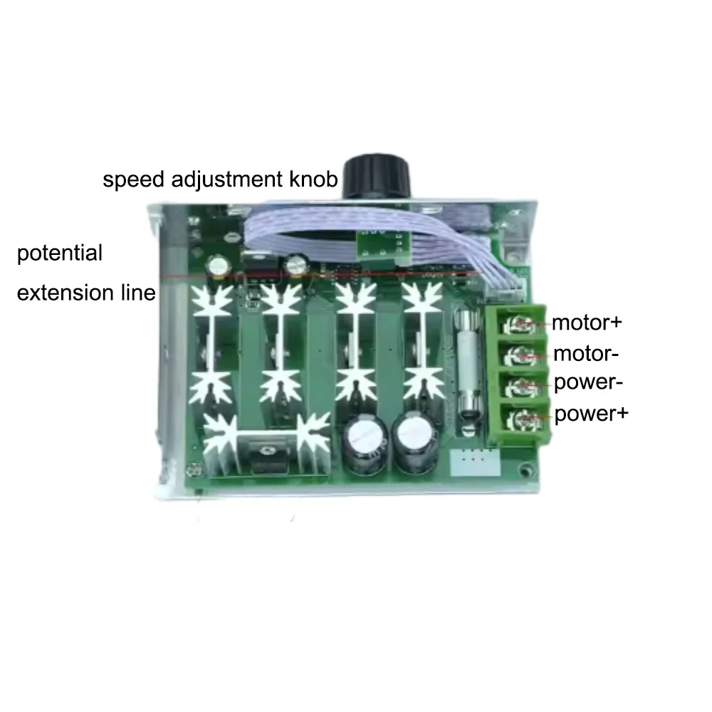 12V-50V DC Motor Drehzahlregler 750W Hochleistungsmotor Drehzahlregler Vorwärts- und Rückwärtsmotorantrieb 30A Motorsteuerungsschalter