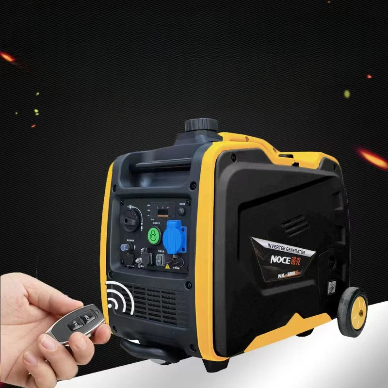 For 3kw Silent 220V Gasoline Generator Small Portable Outdoor Mobile Electric Starter Generator