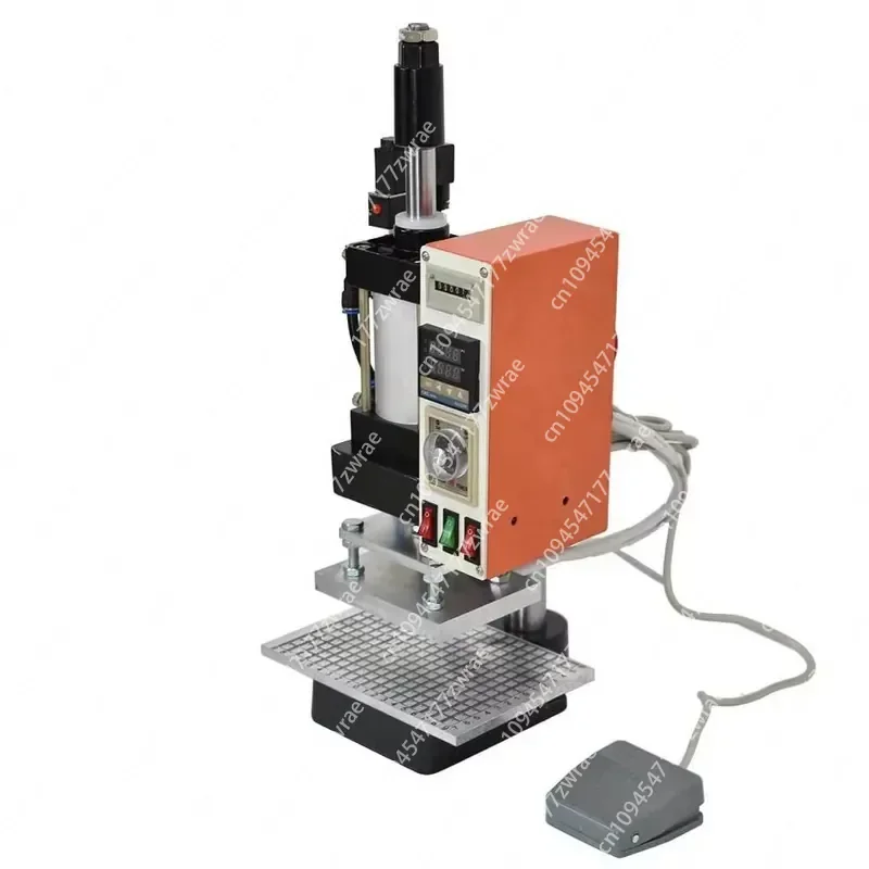Hot Leather Logo Heat Emmbossed T Slot Hot Stamping Machine Pneumatic Digital Hot Foil Stamping Machine Leather Bronzing