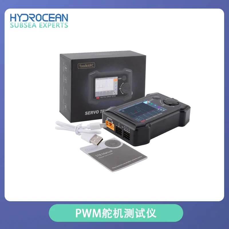 ToolkitRC ST8 8-channel servo motor comprehensive tester with 4 independent interface signal testing current collector