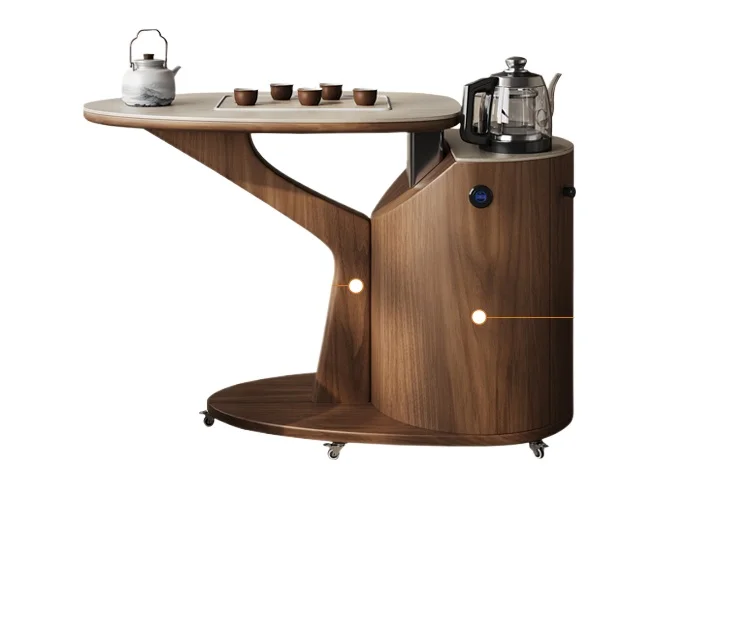 

Medieval balcony household, small apartment movable tea table