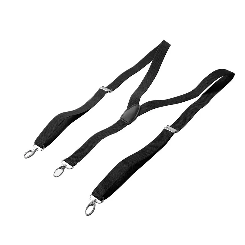 120cm Large Long Length Suspenders Men For Pants 2.5cm Hooks Adult Suspenders Y Shirt Polyester Elastic Women High Braces