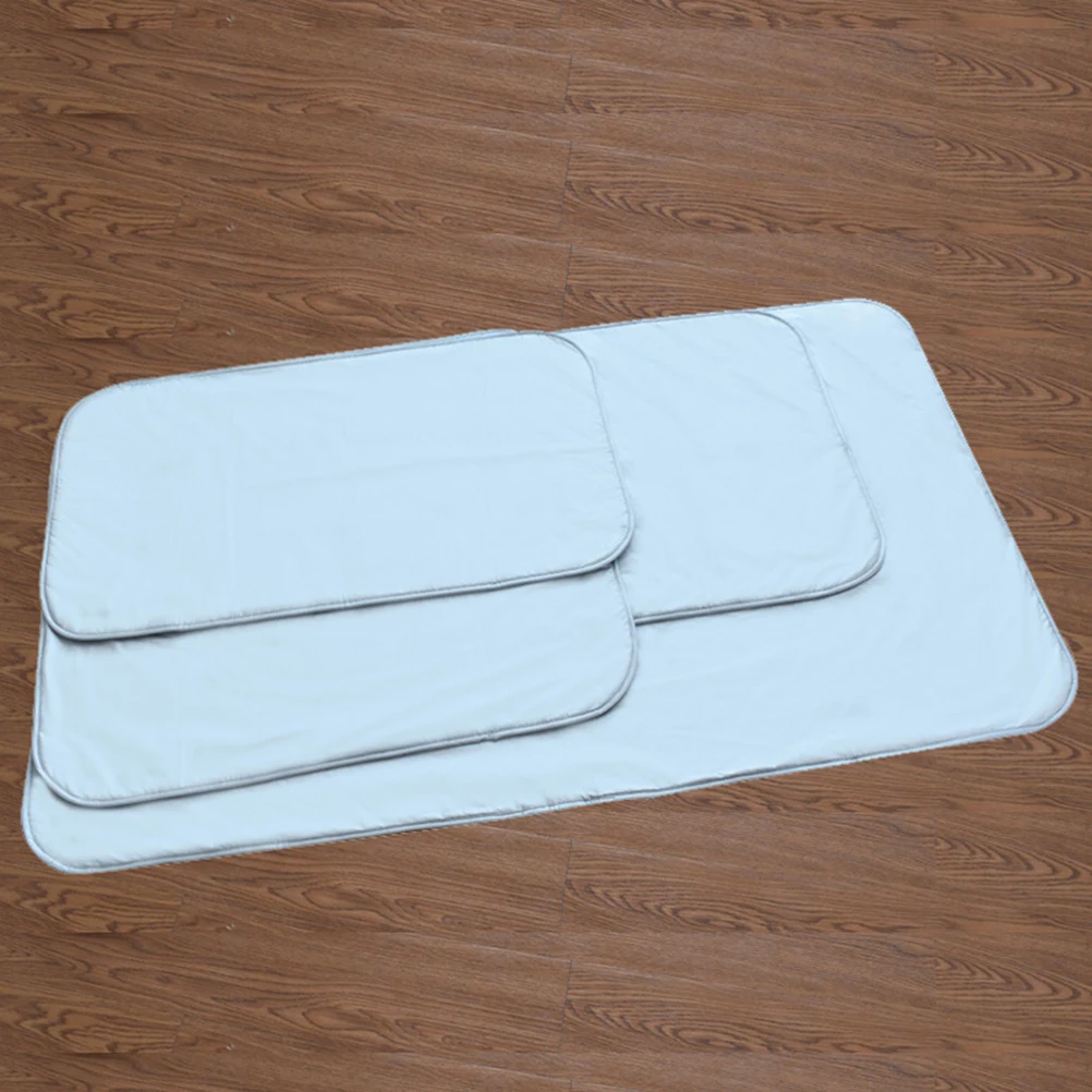 

1Pcs Folding Ironing Pad Dual-Sided Grid Design Anti-Slip Thermal Insulation Mat for Flat Surfaces Ideal Clothes Ironing