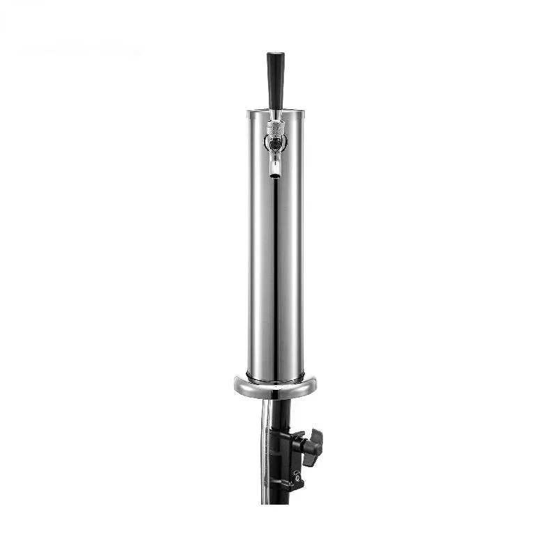 

Homebrew Beer Tower One Way Faucet with Drip Tray Stainless Steel Single Tap Column Wine Drink Dispenser Bar Accessories