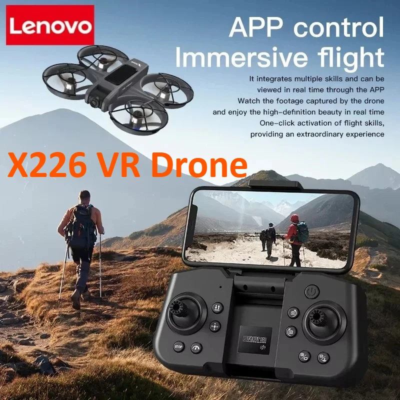 

Lenovo X226/X226VR Drone 8K Professional Remote Control Helicopter Plane RC Dron With Screen Quadcopter Toys