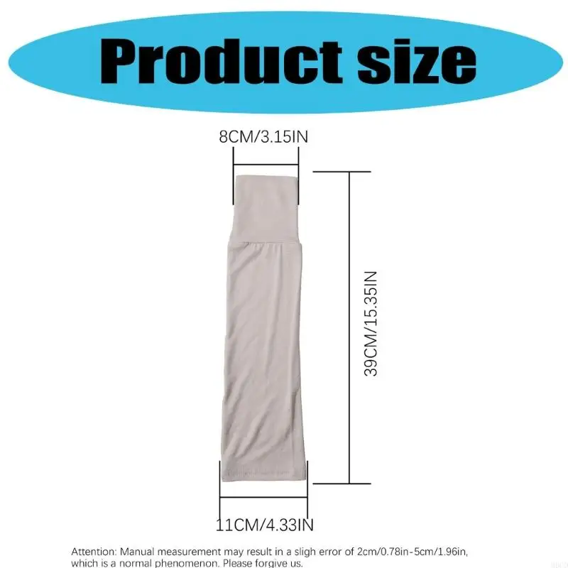 M6CD Mujeres brazo bloque mujeres transpirables Guantes sin dedo Cubiertas brazo bloques solar para andar en y