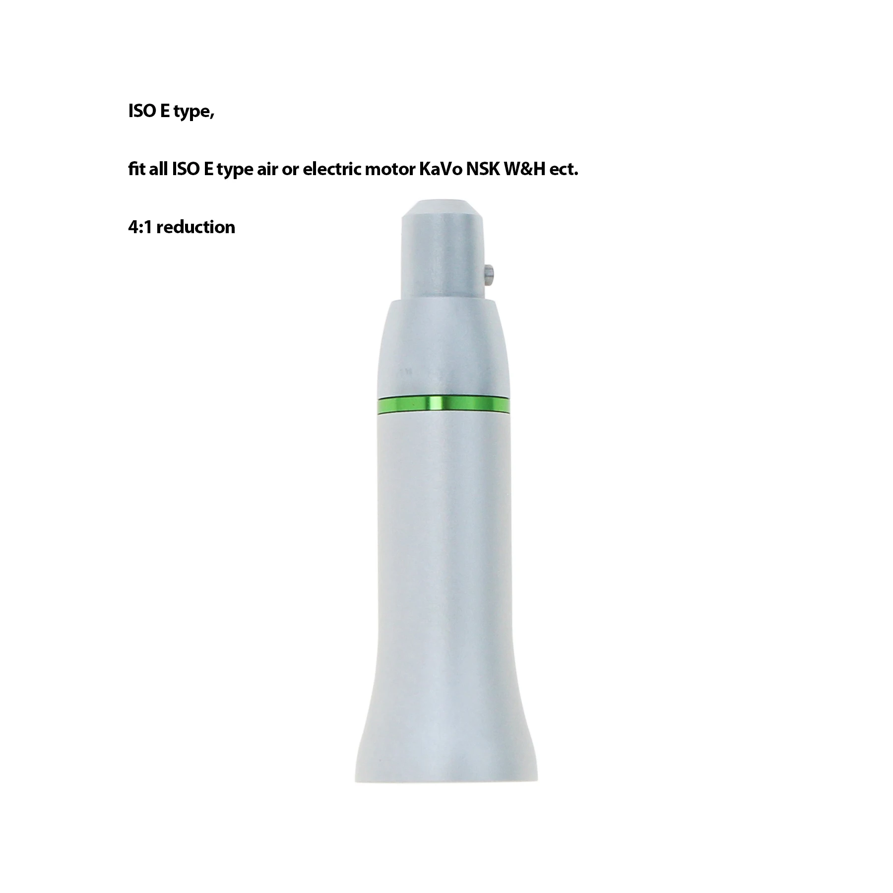 

4:1 Dental Hygiene Prophy Handpiece Straight Nose Cone for E Type Electric Motor