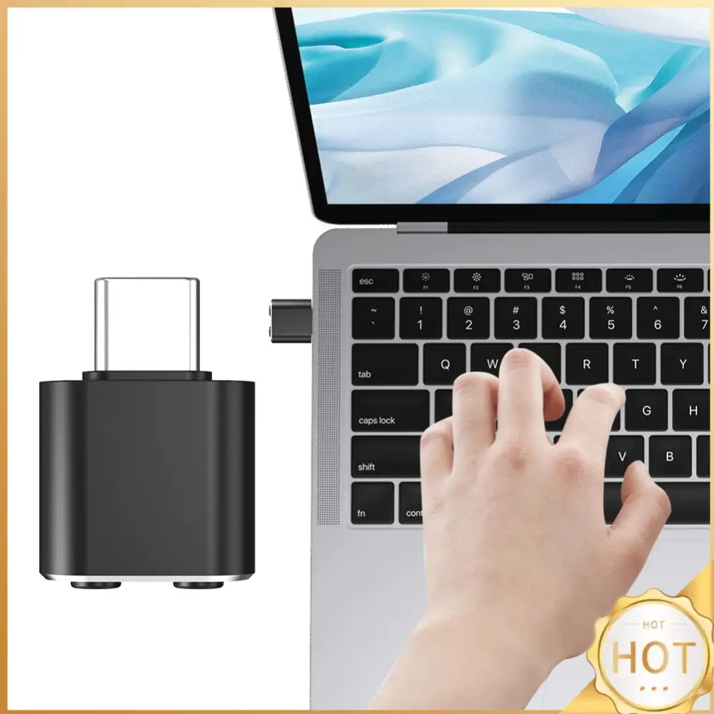 USB C Mouse Jiggler 3 Jiggle Modes Undetectable Metal Mouse Mover Driver-Free Automatic Mouse Shaker Keep Computer/Laptop Awake