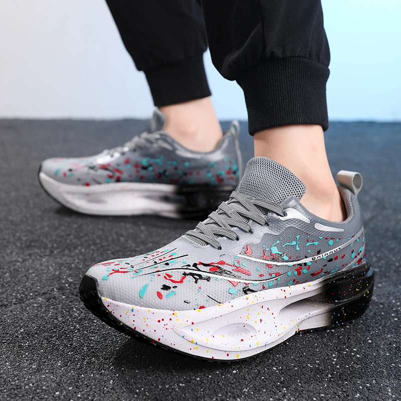 Carbon-Board-Laufschuhe für Herren, Marathon-Sportschuhe, atmungsaktive, leichte und bequeme Outdoor-Sportschuhe, Damen-Sneaker. – Detail 10