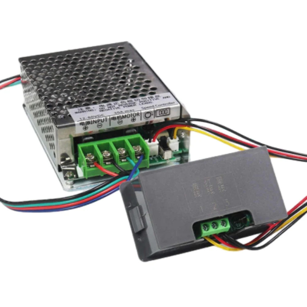 Digital Display DC Motor Governor PWM Motor Speed Controller DC12V-80V High Power Controller Slow Start Slow Stop Dimmer Switch