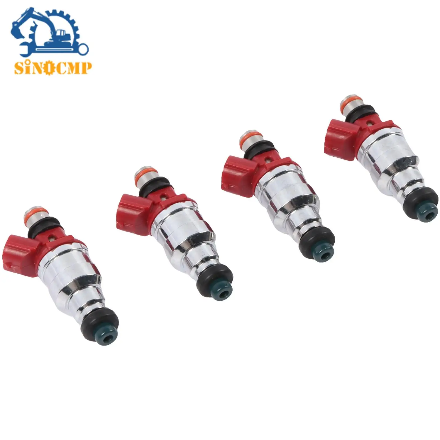 

4Pcs Fuel Injectors 23250-35040 Common Rail Injector Assembly For 1989-1995 Toyota 4Runner Pickup T100 22RE 2.4L FJ522