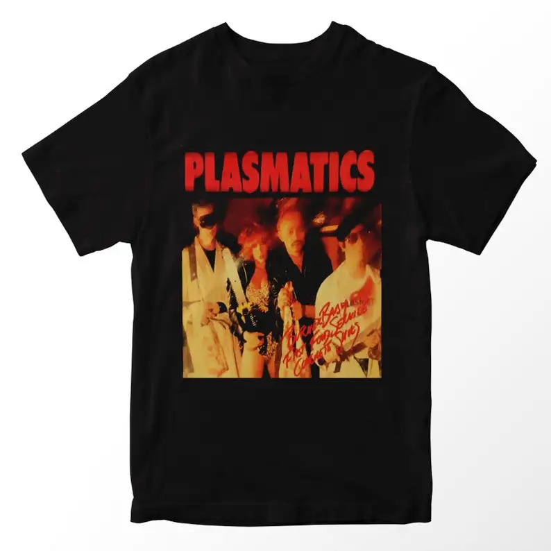 

Plasmatics Tshirt Punk Rock Adult Regular Fit O-Necked Tees Cotton Men's Printed Tops