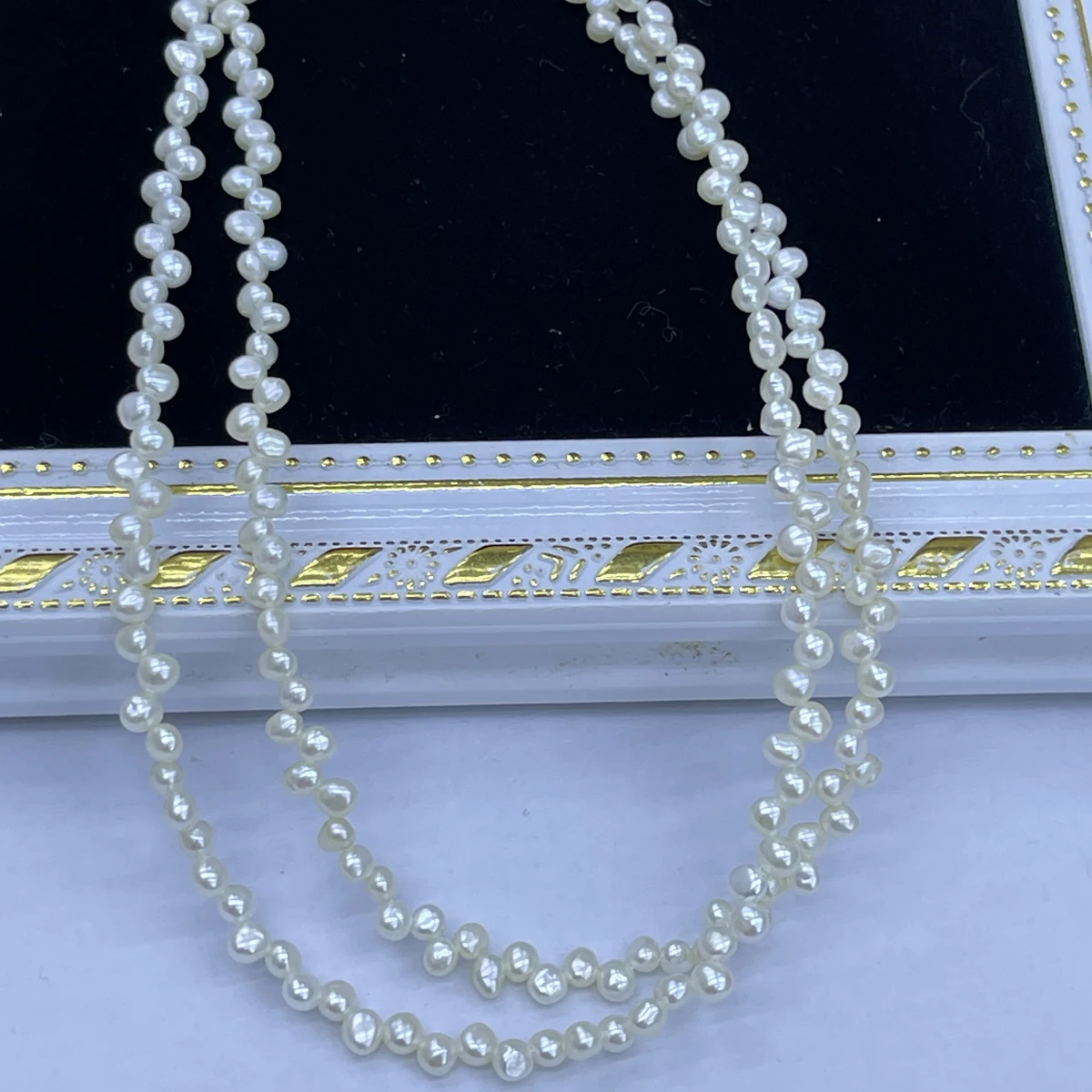 4-5mm High-quality Natural Freshwater Pearls, Irregularly Shaped Semi-finished Beads for Jewelry Making DIY Necklace Bracelet