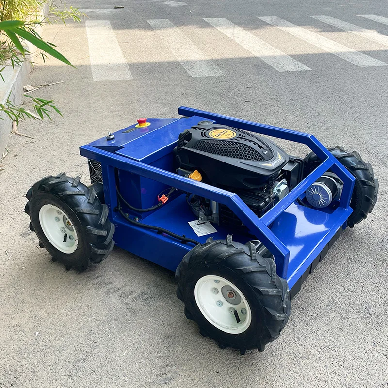 カスタマイズ可能な高性能全地形対応リモコン式ゼロターン芝刈りロボット 24V プロ仕様