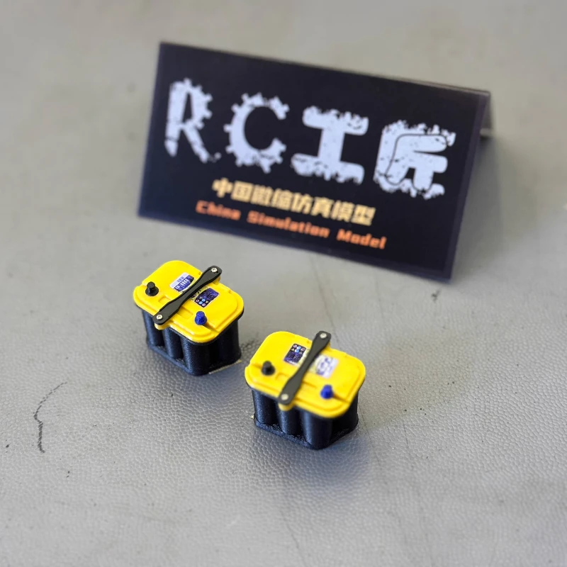 1 paio di batterie per vano motore simulato per accessori TRAXXAS per carte corte UDR 1/7