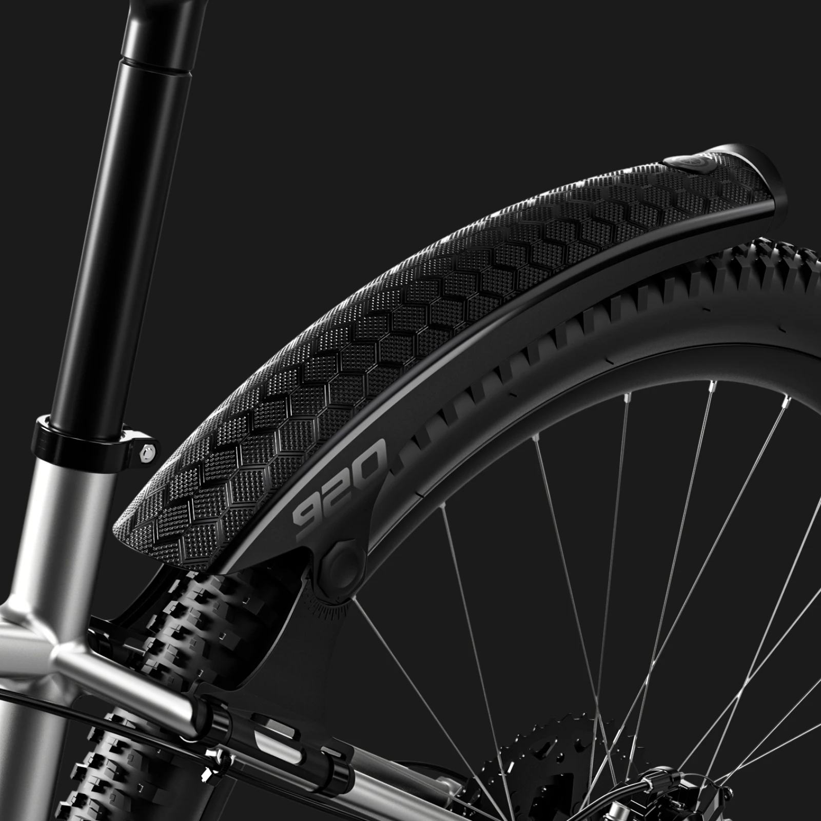 ENLEE Bicycle Fender Mountain Bike Front and Rear Universal Fender Quick Removal Extended Rainboard Adjustable Mud Removal - view 5
