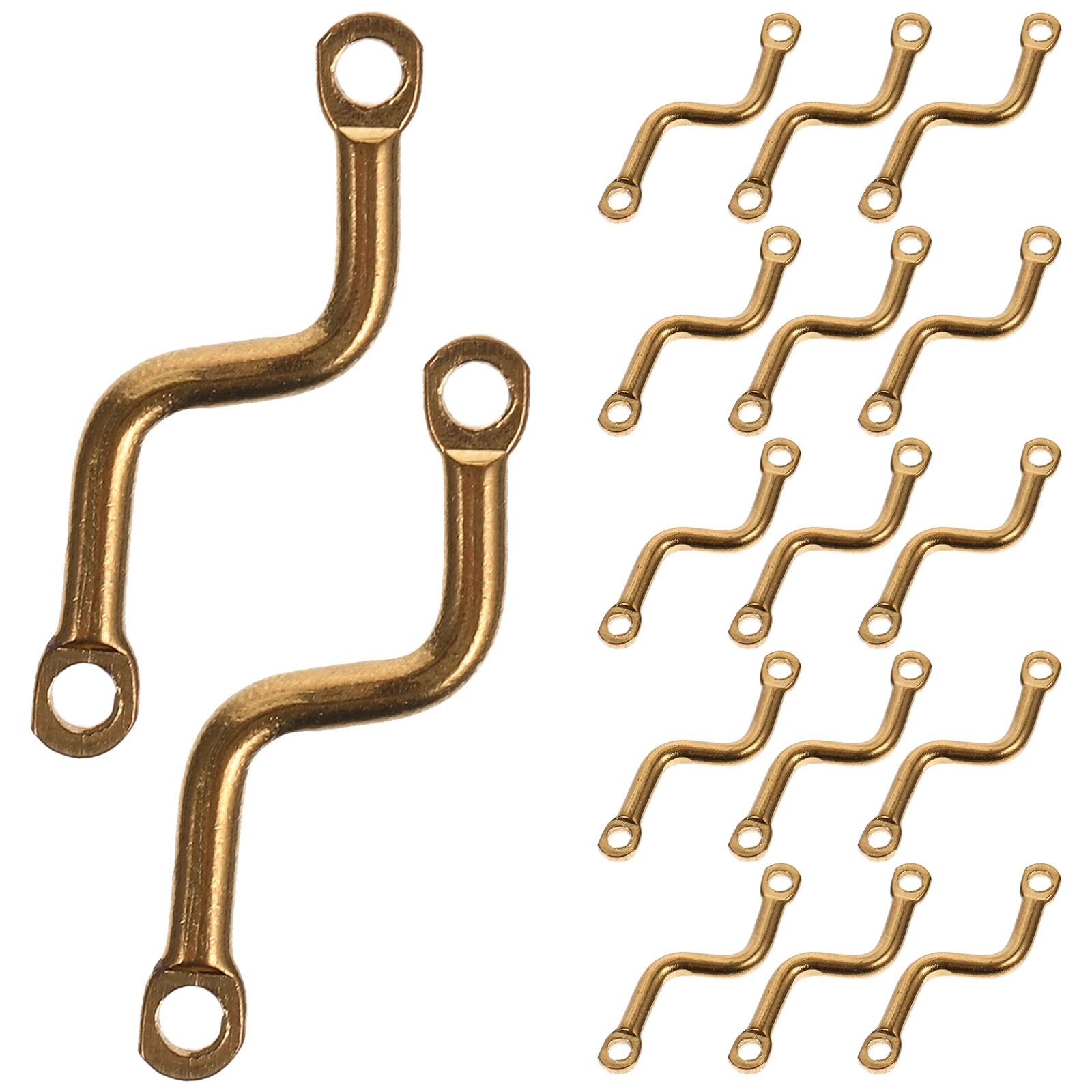 

150pcs Brass Connecting Rod DIY Jewelry Links Maker Accessory For Necklace Bracelet Earrings H made Craft