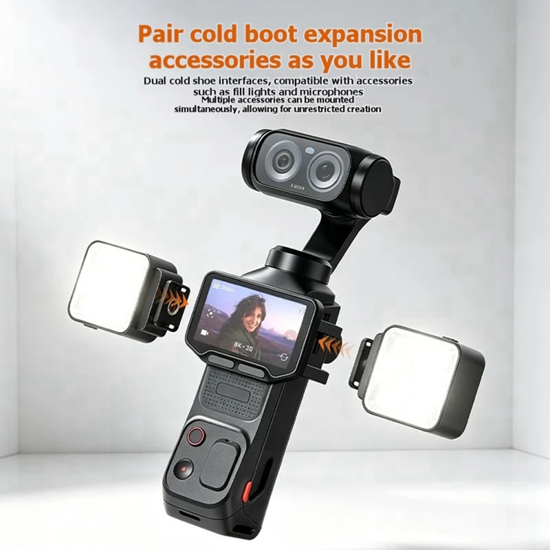 A20T Multi-Function Expansion Frame for Luna Ultra Quick Release Dual Cold Shoe Mount Windproof Foam