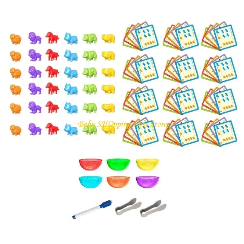 23GD Kids Count Toy Toy Colorful Dinosaur Educational Toy Motor e giocattolo sensoriale