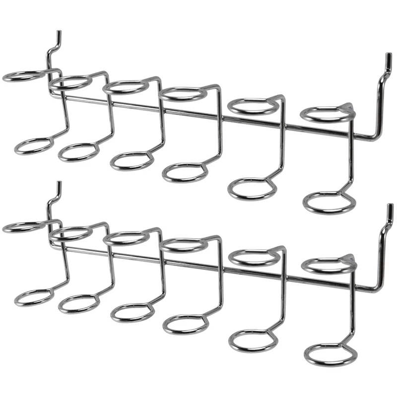 AS94-8 pezzi porta cacciavite pannello forato supporto multi-utensile accessorio accessori pannello forato portautensili multi-anello per pannello forato