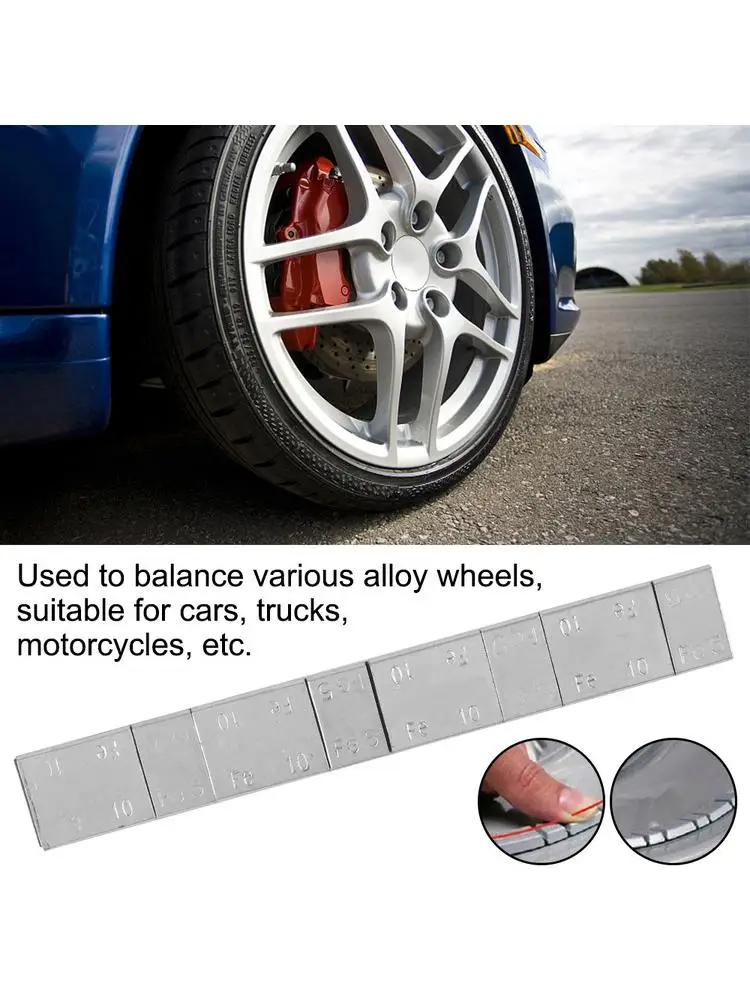 AliExpress NONE Tyre Wheel Block 32Pcs/lot 5g/10g Wheel Balance Weight Balancer Tool Iron Universal Tire Adhesive For Car Motorcycle Bike Auto