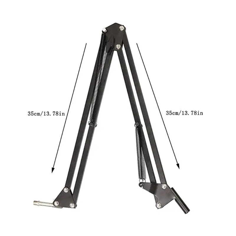 Microphone Boom Arm Stand Heavy Duty Adjustable Suspension Scissor Spring Built-in Mic Stand Bracket Accessories