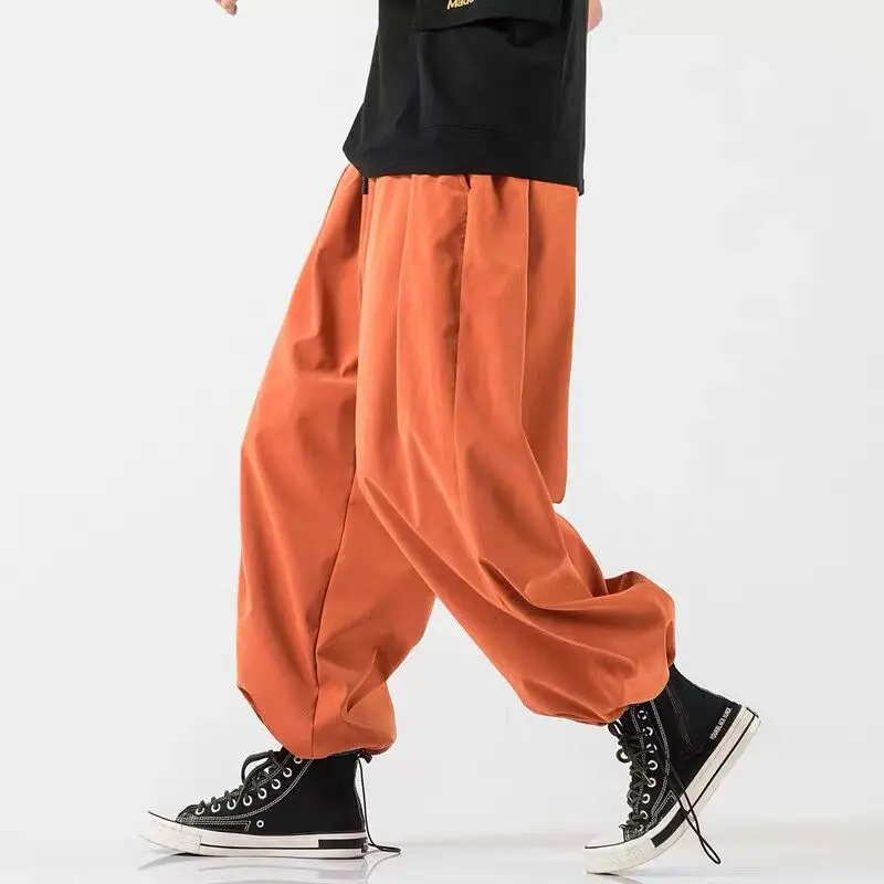 

Baggy Cotton Linen Men Harem Pants Hip Hop Spring Autumn Trousers Casual Loose Vintage Nepal Style Pants Thin Pantalon Hombre