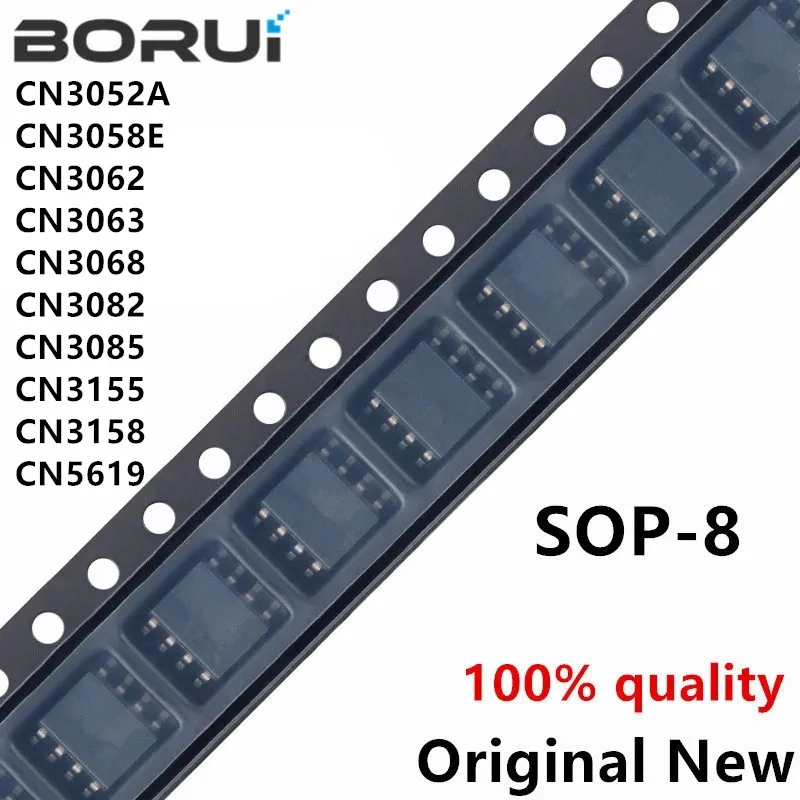 10pcs/lot CN3052A CN3052 CN3058E CN3058 CN3062 CN3063 CN3068 CN3082 CN3085 CN3155 CN3158 CN5619 1A SOP8 Original In Stock