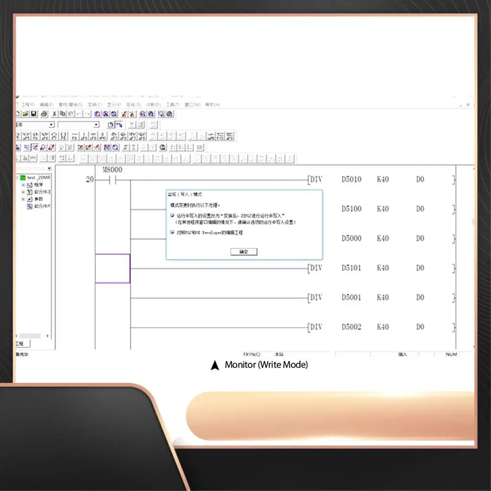 

PLC Industrial Control Board PLC Module FX1N-10MT Analog Input-N34R