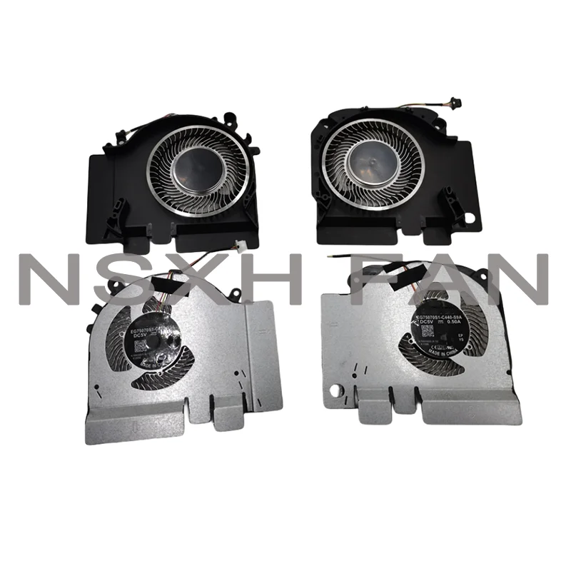 CPU GPU Fan For TM180115.6 Game Book GTX1050 GTX1060 6G RTX2060 EG75070S1-C430-S9A C440-S9A EG75071S1-C010-S9A C020-S9A