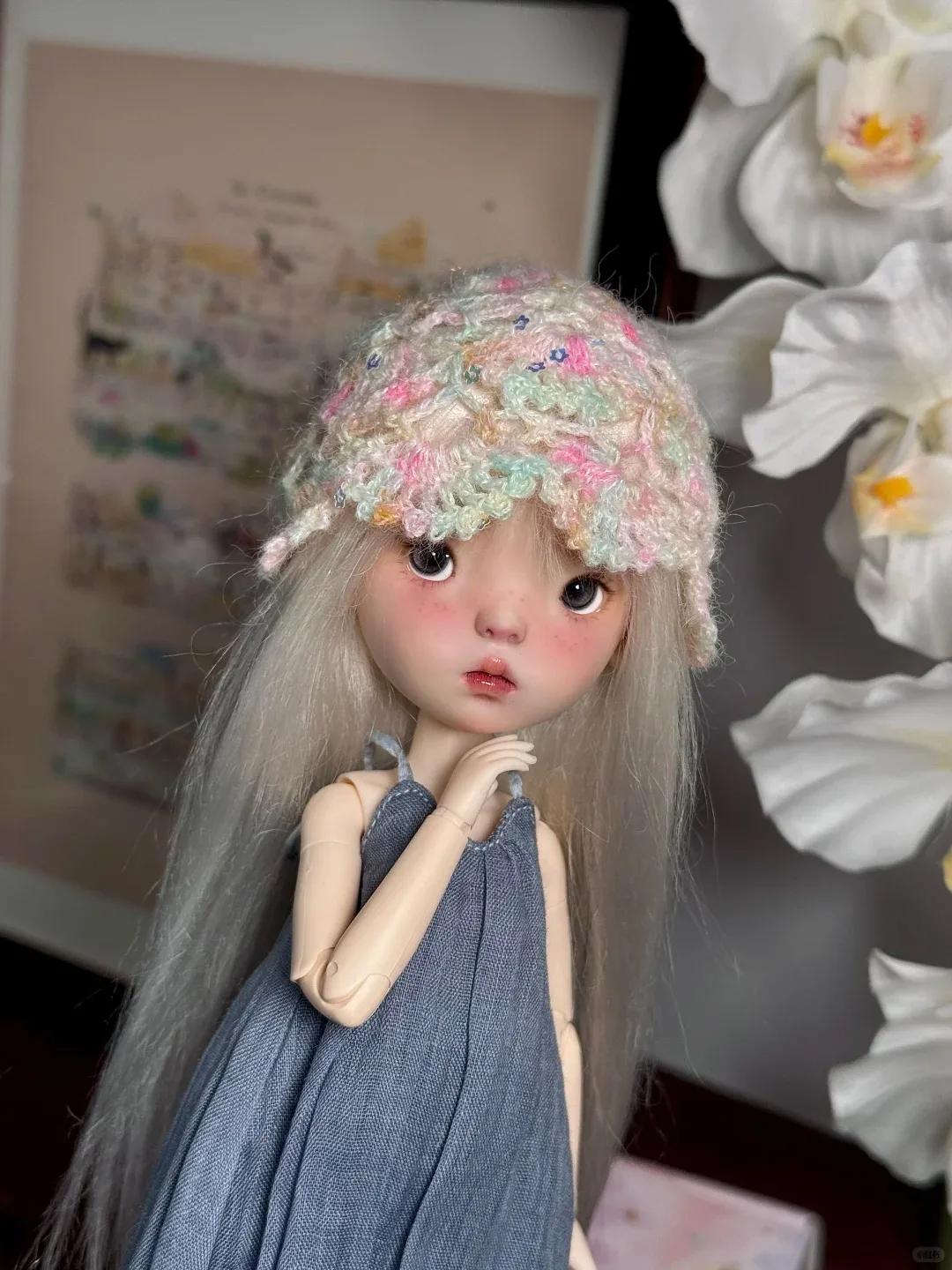 Nouvelle poupée BJD SD 1/6 Landoudou jolie fille peut fille haute 26 cm hauteur poupées sculptées en stock maquillage livraison gratuite