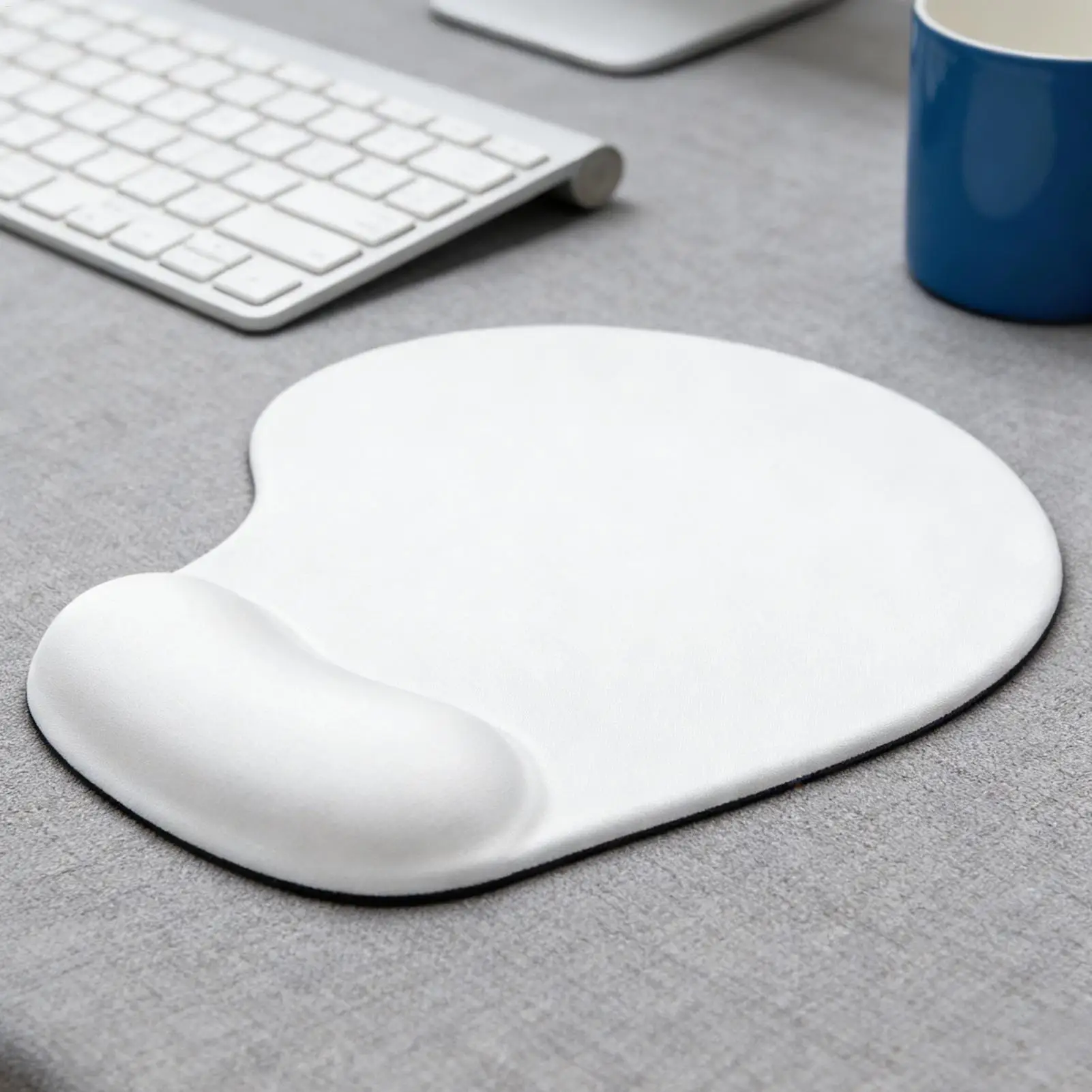 Mauspad mit Handgelenkstütze Ergonomisches Rutschfestes Gel-Memory-Foam-Kissen für Gaming Büro Computer Laptop Heimarbeit