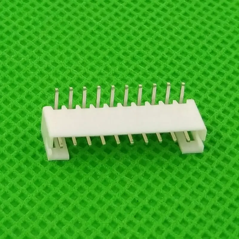 1000 pz/lotto maschio ad angolo retto materiale PH2.0 2mm 10pin 10pin connettori conduttori pin Header PH-10AW