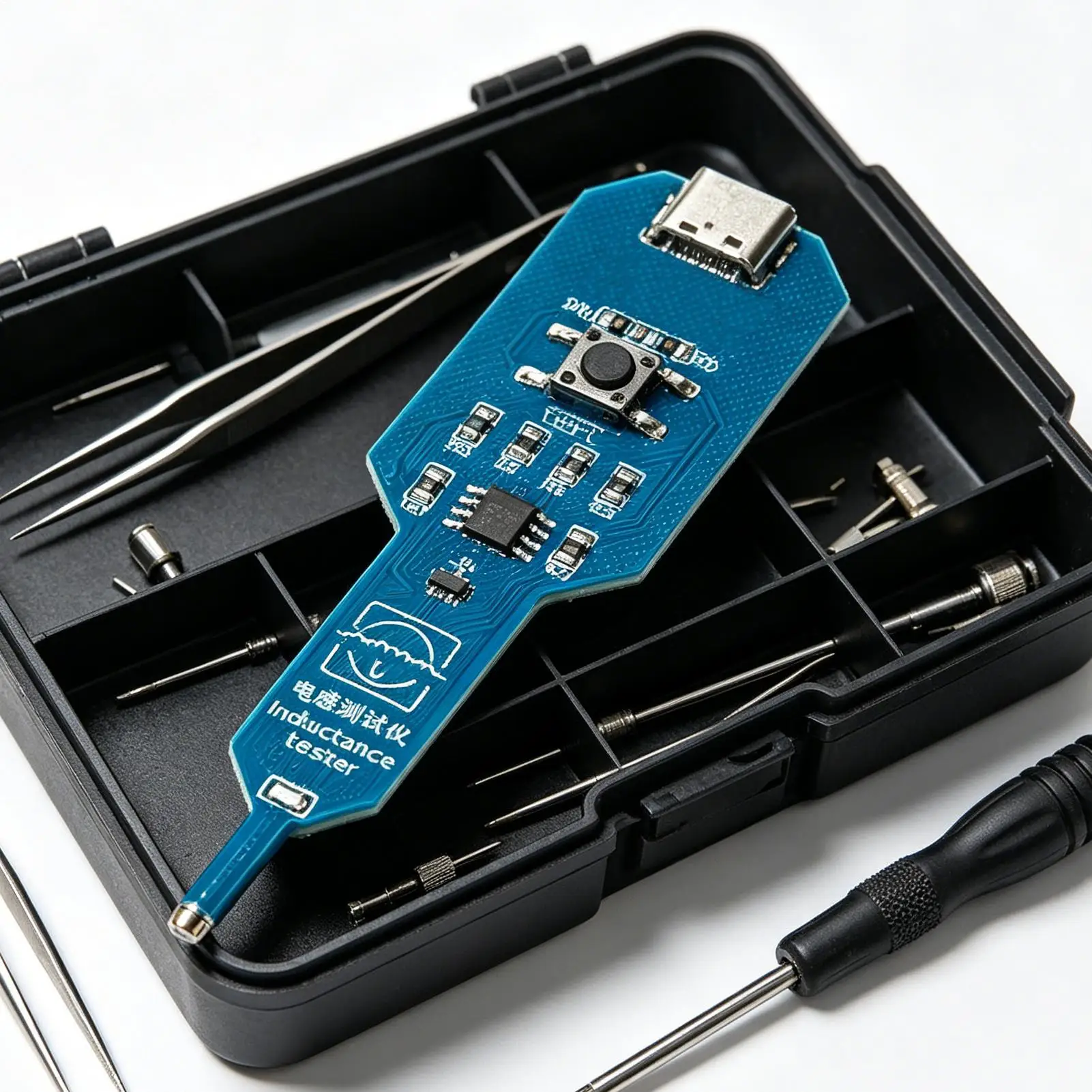 Coil Tester Electrical High Sensitivity Detector Inductance Meter For Beginner Electrician Phone Repair Circuit Chip Electronic