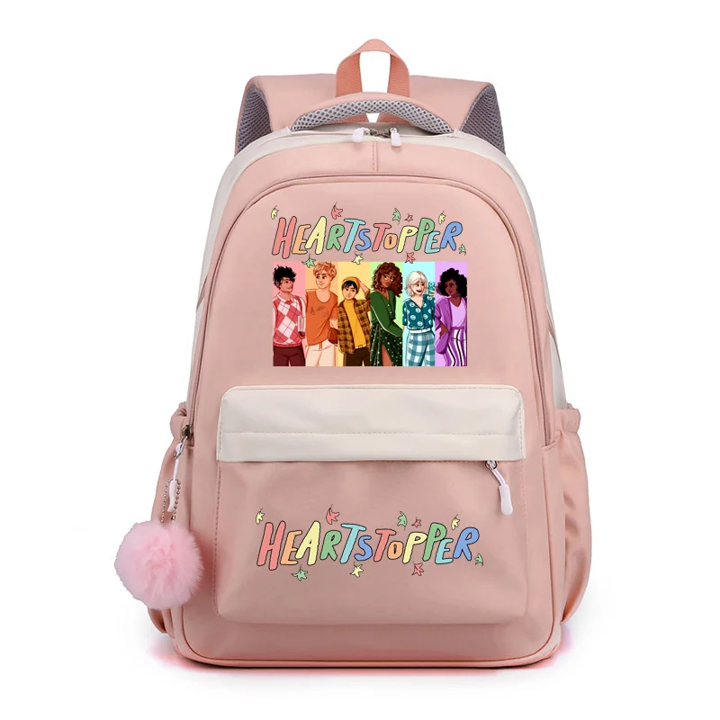 Baru Heartstopper Harajuku ransel anak laki-laki perempuan modis tas sekolah kapasitas besar kualitas tinggi ransel Laptop tas sekolah