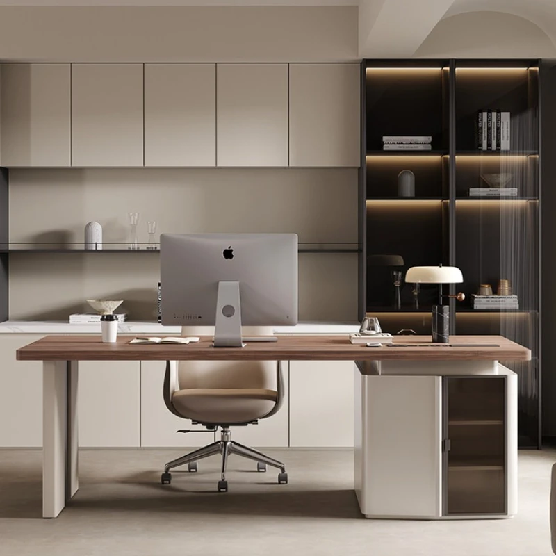Corner Computer Office Desks Luxury Living Room Modern Bedroom Office Desks Indoors Creative Furniture Schreibtisch Ls40bgz