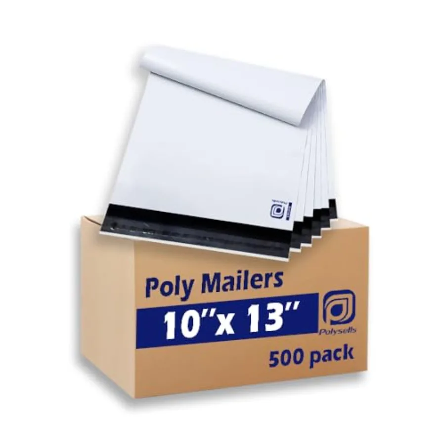 

Pack 10x13 Inch Poly Mailers Shipping Envelopes Strong Adhesive Sealing Waterproof and Tear-resistant Postal Mailing Bags for C